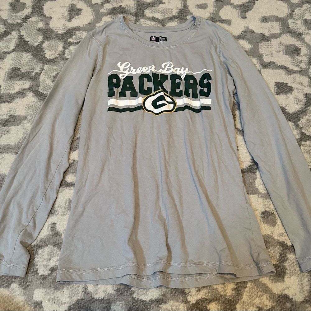 Green Bay Packers NFL Team Apparel Women’s Medium Long Sleeve